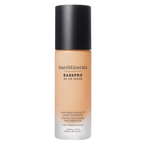Vista 40 de bareMinerals Barepro Performance Wear Base Líquida SPF 20, maquillaje transpirable para el rostro, cobertura completa, duración de 24 horas, acabado