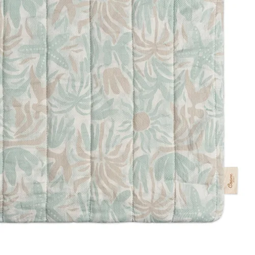 Vista 6 de Funda para cambiador Crane Baby, 100% exterior de sarga de algodón, temática de vida en la playa, 40.6 cm x 81.3 cm, fundas ajustadas