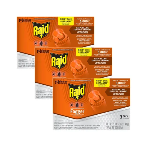 Vista 10 de Raid - Fumigadores concentrados de largo alcance, 4.5 oz (Paquete de 3 x 1.5 oz)