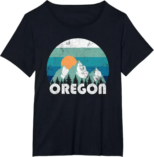 Vista 76 de Oregon State Retro Vintage Camiseta