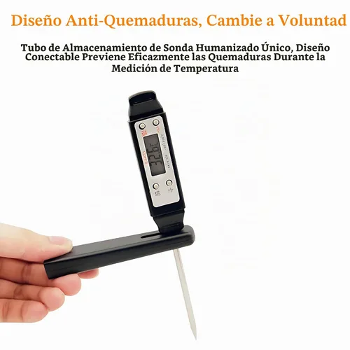 Vista 9 de Termómetro de carne – Termómetro digital de alimentos para cocinar cocina – Calibración automática estilo bolígrafo termómetro electrónico