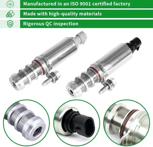 Vista 6 de Válvula Solenoide del Actuador de Posición del Árbol de Levas de Admisión y Escape Kit de Control de Aceite VVT Compatible con Chevy, Saturn