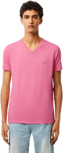 Vista 13 de Lacoste TH6710 - Camiseta de manga corta con cuello en V para hombre Marrón