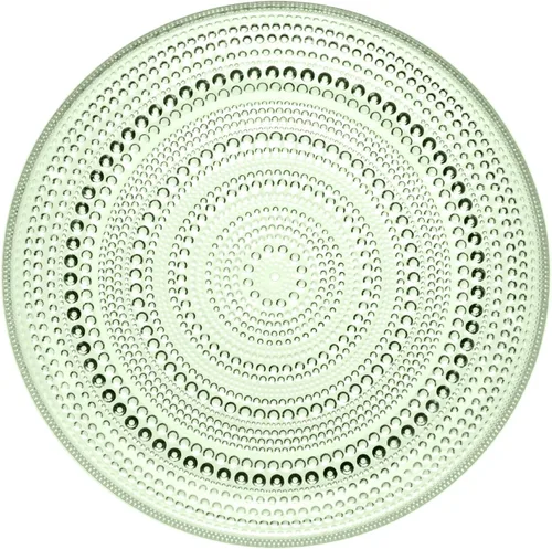 Vista 3 de Iittala Kastehelmi - Juego de 2 platos redondos de cristal transparente, 6-3/4 pulgadas de diámetro