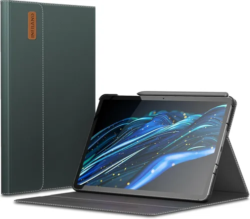 Vista 10 de INFILAND Funda para Samsung Galaxy Tab S10 Lite/10 FE/ S9 FE 5G de 10.9 pulgadas/Tab S9 de 11 pulgadas, Cubierta Ultra Delgada Multi-Ángulo
