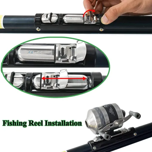 Vista 5 de Piaoyu Nuevo Juego de Pesca Multifuncional Automático con Caña de Pescar, Resortera y Flecha de Pesca, Dardo de Pesca