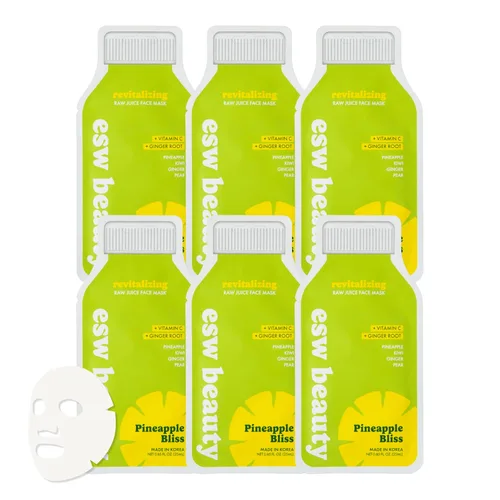 Vista 11 de ESW Beauty Deep Detox - Máscara Facial de Jugo Crudo para Control de Poros - Clarificante con Carbón Activado, Jugo de Limón y H2O para Piel Prone