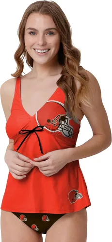 Vista 429 de FOCO Women's NFL Team Logo Ladies Bathing Swim Wear Suit