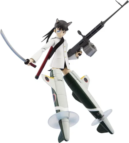Vista 4 de Bandai Tamashii Nations Mio Sakamoto Miyafuji Shin Den Versión Strike Witches - Armor Girls Project