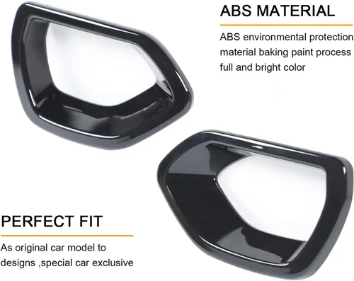 Vista 5 de Hoolcar Cubierta de rejilla central para parachoques delantero exterior para Dodge Charger R/T Scat Pack 2015-2021, color negro