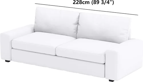 Vista 5 de Funda de sofá Kivik 50% más gruesa compatible con IKEA Kivik funda de sofá