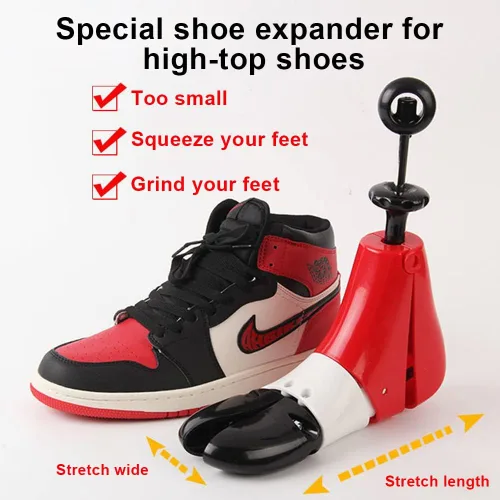 Vista 5 de Estiradores de botas para botas de vaquero, estirador de zapatos ajustable en 4 direcciones, ampliador de árboles de zapatos para hombre 8.5-12