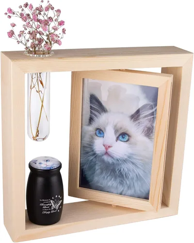 Vista 16 de Bivei Urnas pequeñas para cenizas humanas, urna personalizada de recuerdo con foto y texto para hombres y mujeres, mini urnas para adultos