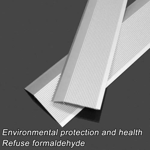 Vista 7 de Tira de transición de piso de aluminio, rampa de umbral de aluminio, borde laminado, tira de umbral antideslizante, reductor de suelo para grandes