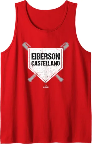 Vista 8 de Homeplate Gameday Eiberson Castellano Prospect Baseball Fan Tank Top