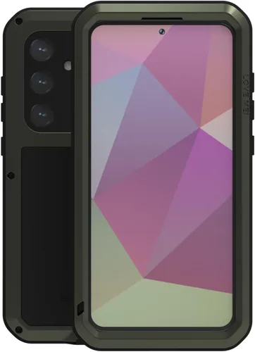 Vista 12 de LOVE MEI Funda compatible con Samsung Galaxy S24 Plus, resistente al agua, para exteriores, militar, resistente, a prueba de golpes, polvo y Negro
