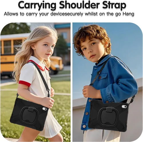 Vista 5 de Funda para iPad de 11ª Generación 11" (A16) 2025, iPad de 10ª Generación 10.9" 2022, Funda a Prueba de Golpes para Niños con Protector de Pantalla