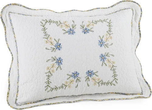Vista 6 de Modern Heirloom Collection Heather colcha rellena de algodón, gemelo