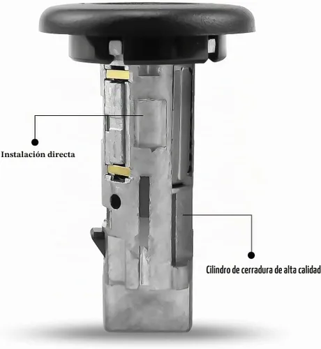 Vista 2 de Interruptor de cilindro de cerradura de encendido con llaves, reemplazo US-312L D1469G, conjunto de encendido compatible con Chevy Avalanche Blazer