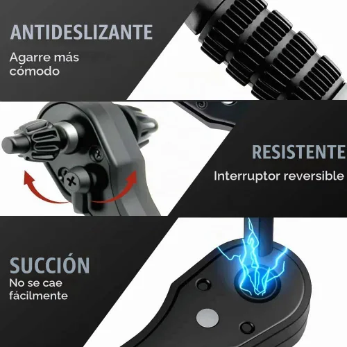 Vista 4 de Llave de trinquete de portabrocas 2 en 1, herramienta de repuesto universal de doble cabezal para taladro, compatible con la mayoría de taladros