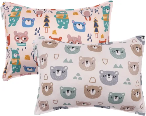 Vista 51 de ALVA BABY - Funda de almohada para niños pequeños de 13 x 18 pulgadas o 12 Bean Velvet-beige