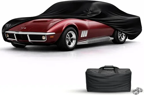 Vista 27 de Chevrolet Corvette - Funda de coche para C1 (1953-1957), resistente a los arañazos, cubierta de automóvil para interiores, material ultra suave