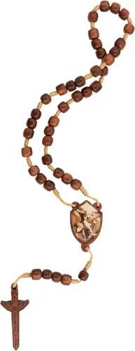 Vista 9 de Catholica Shop Coronilla de madera de San Miguel