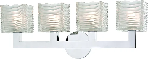 Vista 4 de Hudson Valley Lighting 5441-PC - Soporte de baño ligero, 1, cromo pulido plateado
