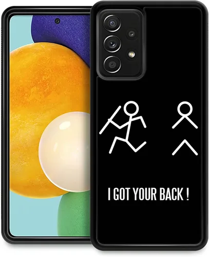 Vista 10 de CARLOCA Funda de acrílico duro compatible con Google Pixel 5, con texto en inglés "I Got Your Back", diseño gráfico de identidad, a prueba