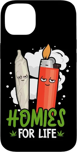 Vista 15 de Homies for Life Marijuana Weed Cannabis 420 - Carcasa para iPhone 17