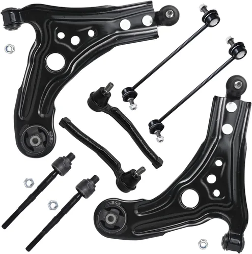 Vista 212 de Detroit Axle - Kit de suspensión frontal de 8 piezas para Chevy Silverado