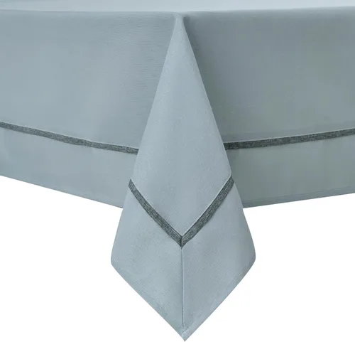Vista 14 de EHouseHome Mantel de tela resistente con encaje blanco, impermeable, sin arrugas, resistente a las manchas, a prueba de aceite, para comedor