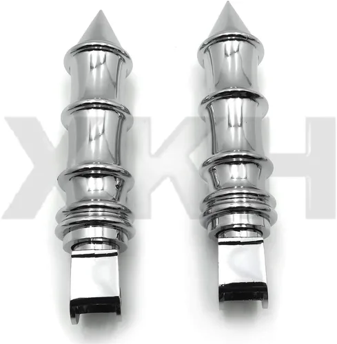 Vista 2 de Estriberas de bambú XKH compatibles con Stateline Shadow VLX VTX1300C VTX1800C VTX1800F [B07NSC1J6T]