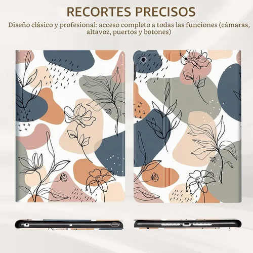 Vista 3 de Funda para iPad de 9ª generación, funda para iPad de 7ª generación, para iPad de 8ª generación, fundas de 10.2 pulgadas, a prueba de golpes Pintura