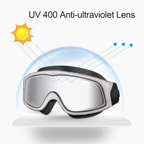 Vista 2 de Myopia - Gafas de natación antivaho sin fugas, marco grande, protección UV 100%