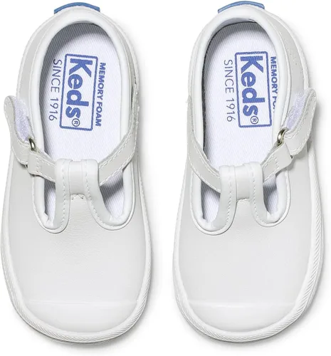 Vista 4 de Keds Unisex-Child Champion Lace Toe Cap Tstrap Sneaker
