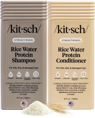 Vista 10 de Kitsch Rosemary & Biotin Shampoo and Conditioner Set – Made in USA