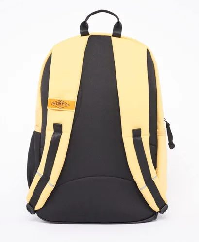 Vista 3 de Superdry Mochila esencial Montana para hombre, diseño clásico, amarillo, (Pigment Yellow), talla única , Mochilas tipo mochila