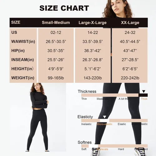 Vista 4 de Opuntia Paquete de 2 leggings de cintura alta con forro polar para mujer pantalones cálidos de invierno con control de abdomen para yoga senderismo