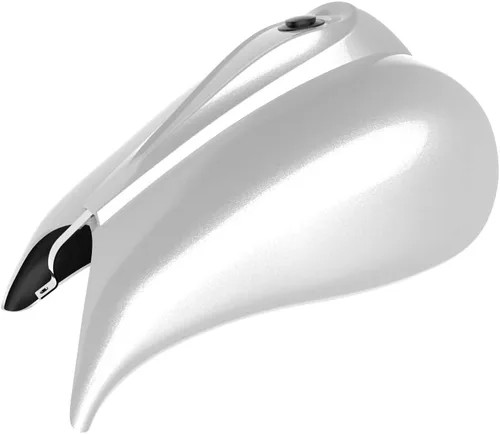 Vista 72 de Cubiertas de tanque estiradas con consola de tablero y tapa de tanque de combustible, cubiertas de combustible de galón para Harley Touring Whisky