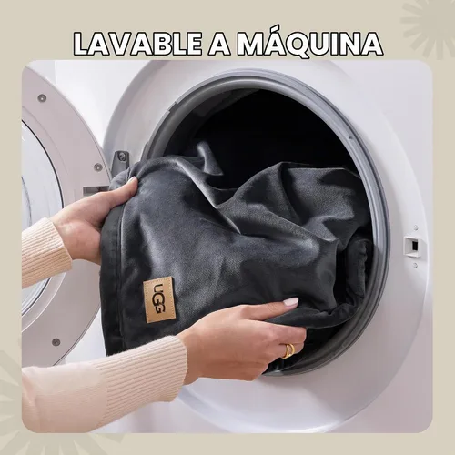Vista 7 de UGG - Manta de arrullo Bliss, manta de forro polar suave y mullida para cama o sofá, tamaño extragrande, cálida, reversible, lavable a máquina