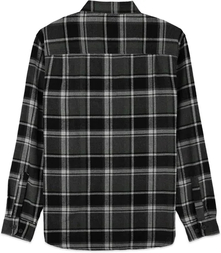 Vista 2 de The American Outdoorsman Camisa de manga larga con botones de franela a cuadros de peso medio para hombre