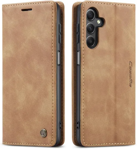 Vista 25 de Funda compatible con Samsung Galaxy A14 con tarjetero y función atril, funda protectora de piel para Galaxy A14 5G de 6.6 pulgadas (negro)