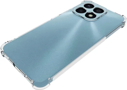 Vista 4 de USTIYA Funda para Honor X8A 4G Clear TPU Cuatro Esquinas Cubierta Protectora Transparente Suave