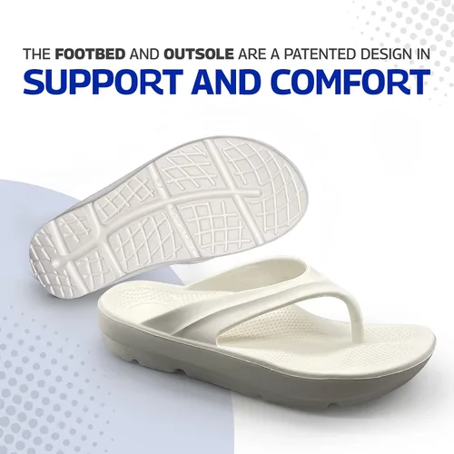 Vista 7 de Pure Stride Sandalias terapéuticas, sandalias ortopédicas para fascitis plantar, metatarsiano y espolones de talón, alivio del dolor de pies
