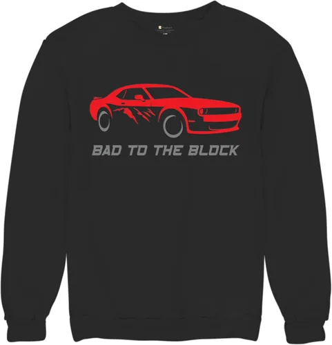 Vista 39 de Bad To The Block - Sudaderas con capucha y cuello redondo para hombre