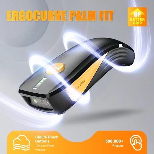 Vista 6 de NETUM CS7501 Escáner de código QR - Escáner de código de barras Bluetooth actualizado, mini lector de código de barras portátil 1D y 2D para gestión
