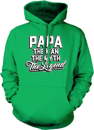 Vista 11 de Papa The Man The Myth The Legend - Sudadera unisex con capucha para abuelos Tinte brisa