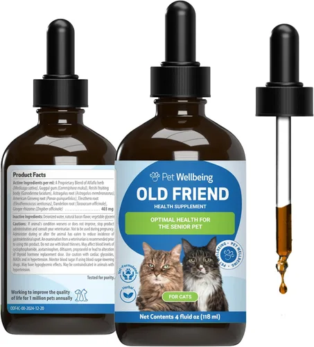 Vista 10 de Pet Wellbeing Old Friend for Senior Cats – Apoya la salud del sistema inmunológico, la movilidad de las articulaciones, los niveles de energía
