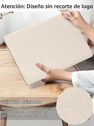 Vista 2 de Seorsok Funda compatible con MacBook Air de 15 pulgadas versión 2026 2025-2023 M5 A3448 M4 A3241 M3 A3114 M2 A2941 Touch ID, elegante funda rígida
